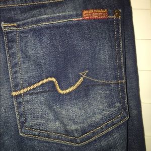 7 for all mankind straight leg jeans